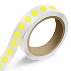 JAM Paper Standard Label Rolls - Scallop Shaped - 1 5/8 x 1 5/8 - Neon Yellow - 125 Labels/Roll-Colour: Neon Yellow | Make your mail stand out with colourful shipping address labels.