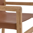 Modway Sonora Leather Dining Chair - Chestnut Tan-9