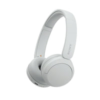 Sony WHCH520 Wireless Headphones with Microphone - White-With up to 50-hour battery life and quick charging, you’ll have enough power for multi-day road trips and long festival weekends.