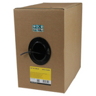 Startech 1000' Bulk Roll of CMR Cat5e Solid UTP Riser Cable, Black-Ideal for riser installations (in-wall, between floor, elevator shafts, etc.)