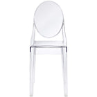 Modway Casper Dining Chairs - Clear - 4 Pack-6