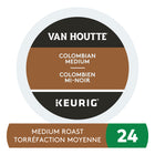 Van Houtte Colombian Medium - Medium Roast - K-Cup Coffee Pods - 24 Pack-Roast: Van Houtte Colombian medium coffee is made from 100% responsibly sourced coffee beans.