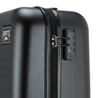 Roots Chalet 19" Hardside Carry-on Spinner Luggage - Black-Features a retractable push-button aluminium handle for easy lifting and manoeuvring.