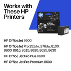 HP 950XL Black High Yield Original Ink Cartridge (CN045AN)-Cartridge yield (approx.): 2,300 pages
