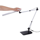 Bostitch Dual Swing Arm LED Desk Lamp - White-Touch Sensitive - Easy-To-Use, Touch Sensitive Power Control And Dimmer Function With 3 Brightness Levels