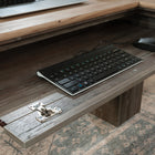 Sauder Sonnet Springs L-Desk - Pebble Pine-Finished on all sides for versatile placement