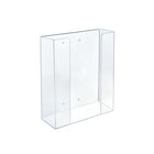 Azar Vertical 1-Compartment Glover Acrylic Dispenser - 11" H x 10.25" W x 3.625" D - Clear-Hanging Hardware is Included