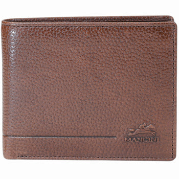 Mancini Fifth Avenue RFID Secure Centre Wing Wallet with Coin
