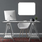 Quartet Euro Frame Magnetic Whiteboard - 24" x 36"-Best for light use in home or office