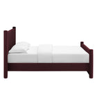 Modway Rael Performance Velvet Full Platform Bed - Mulberry-Assembly Required
