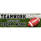 Ashley Productions The Original Fun Mat Mat Runner - 15.5" x 47" - Football Teamwork-Measurements and Design: The Football Teamwork Mat Runner measures 15.5" x 47".