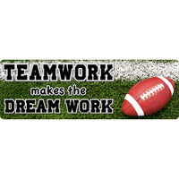Ashley Productions The Original Fun Mat Mat Runner - 15.5" x 47" - Football Teamwork-Measurements and Design: The Football Teamwork Mat Runner measures 15.5" x 47".
