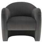 Modway Compose Performance Velvet Accent Chair - Storm Grey-Arrives Fully Assembled