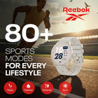 Reebok Pulse Smartwatch - 45 mm - Victory Gold- In-depth sleep analysis highlights quality, stages, and tips for better nights and bigger days