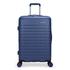 Travelite Epicure 24" Hardside Medium Checked Spinner Luggage - Set Sail-Deluxe interior with 5 pockets: mesh pocket, wet pocket, privacy pocket, compression panel with 2 lining pockets and includes laundry bag