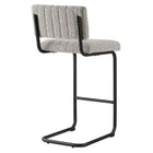 Modway Parity Boucle Counter Stools - Black Taupe - Set of 2-Weight Capacity: 330 lb