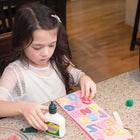 Creativity Street WonderFoam Craft Tub, Letters and Numbers, Assorted Sizes, 1/2 lb. (CK-4304)-Pieces are thick enough for easy use by small hands