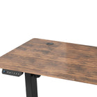 LjubLjana 53" Electric Height Adjustable Sit-Stand Desk - Wood-Strong 186 lbs Support - With a steel frame and sturdy particle board top, this desk is able to support up to 186 lbs with maximum stability and sturdiness, its modern and attractive appearance blends with a variety of home and office environments