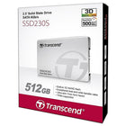 Transcend SSD230 512GB Internal Solid State Drive, 2.5"-Capacity: 512 GB