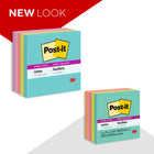 Post-it Super Sticky Notes - 3" x 3" - Supernova Neons Collection - 450 sheets - 5 Pack-Post-it Super Sticky Notes stick and re-stick so your thoughts get noticed