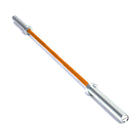 MotionGrey Olympic Barbell - Strength Training Weightlifting Bar for Squats, Deadlifts & Press - Orange-Built with solid steel construction to support intense strength training, including squats, deadlifts, and presses