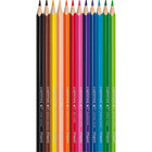 Maped Triangular Colored Pencils - 12 Packs of 12-Triangular shaped pencils are more comfortable to hold and will not roll