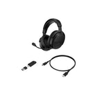 HP HyperX Cloud Stinger 3 Wireless Gaming Headset - Black-The premium leatherette is breathable and feels plush, while the memory foam earcups rest smoothly on your ears. That’s what HyperX Signature Comfort gives you