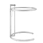 Modway Eileen Grey Metal Side Table - Silver-Comes Fully Assembled