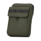Edition22 Lockpoint Sling Bag - Khaki-Front gusset pockets