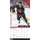 DateWorks 2026 16-Month Wall Calendar - 12" x 12" - Ottawa Senators - Bilingual-September 2025 - December 2026
