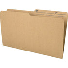 Staples 1/2 Cut Recycled File Folders - Legal Size - 100 Pack-Accommodates legal-sized documents