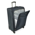 Ricardo Beverly Hills Avalon Softside 28" Large Upright Check-In Spinner - Storm Blue-Quiet wheel operation — Engineered for smooth, low-noise rolling.