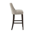 Manhattan Comfort Beever 18.9" Modern Chenille Upholstered Barstool - Taupe - 2 Pack-Seat Height: 32.5 in