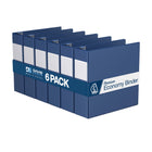 Davis Group Premium Economy Binder - D Ring - 3" - Royal Blue - 6 Pack-3 Ring Binder