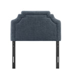 Modway Magnolia Upholstered Fabric Twin Size Headboard - Slate Blue-Assembly Required