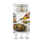 Splash 2 Piece Glass Oil & Vinegar Dispenser Set-4