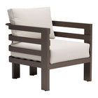 Zuo Bal Harbor ArmChair - White-Assembly required