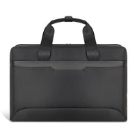 Champs Onyx Nylon Laptop Bag - Black-Waterproof nylon material