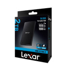 Lexar SL300 USB 3.2 Gen 2 Type-C Portable SSD - 2 TB - Black-With an easy USB-C and USB-A connection, it is the perfect compatible storage solution for your PC, Mac, tablet, gaming console, iPhone, Android and more.