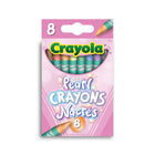 Crayola Pearl Crayons - 8 Count-Crayola Crayons are designed with a focus on true colour, smoothness, and durability