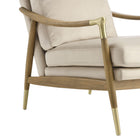 Modway Langford Performance Velvet Accent Armchair - Almond Walnut-8