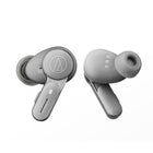 Audio-Technica Wireless Earbuds - Stone Gray-Compact, truly wireless in-ear headphones with digital hybrid noise-cancelling technology