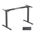 ShoppingAll Dual Motor Height Adjustable Electric Standing Desk Frame - Black-Standing Desk