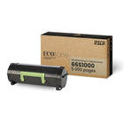Ecotone Lexmark 66S1000 MICR Toner Cartridge - Standard Yield - Black-Colour: Black