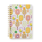 Studio Oh! Medium Spiral Notebook - 5-3/4" x 8-3/4" - Lined - 80 Sheets - Pickleball Rally-Hardcover, 160 pages