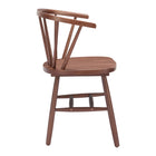 Zuo Stenger Dining Chair - Walnut - Set of 2-Dimensions: 18.3" L x 20.1" W x 30.1" H