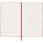 Moleskine 2026 Classic 12-Month Hard Cover Weekly Planner - 5" x 8.25" - Scarlet Red-Useful Tools: Calendar, Travel Planning, Ideas And Goals, Ruled Pages For Notes