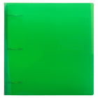 JAM Paper Plastic 3 Ring Binder, 2", Green, 2 Pack-3 Ring Circle Clips