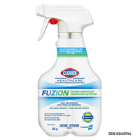 Clorox Healthcare Fuzion Cleaner Disinfectant, 946 mL (CL01671)-Fuzion uses a revolutionary technology that delivers fast kill times with a neutralizer that breaks down the bleach to minimize residue and odour