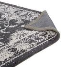 Modway Kazia Distressed Floral Lattice Area Rug - 5 ft W x 8 ft L - Dark Grey/Ivory-Stain Resistant / Easy To Clean